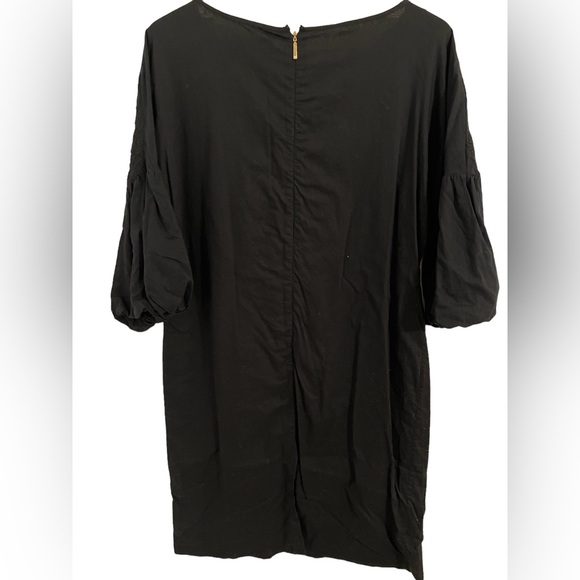Lauren by Ralph Lauren black embroidered dress midi size 6 - Picture 8 of 8